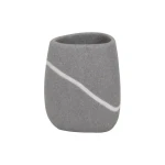 MSV ZEN kelímok do kúpeľne šedý / polyresin (3700703955412)