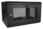 StarTech Nástenný rozvádzač 6U čierny / Nástenný rozvádzač / 19" / Šírka 600 mm / Hĺbka 450 mm / nosnosť 90 kg (RK616WALM)