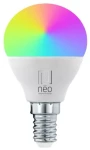 IMMAX NEO LITE SMART LED žiarovka E14 6W RGB+CCT farebná a biela / stmievateľná / Wi-Fi / P45 / TUYA (07745L)