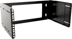 Lanview Otvorený rám 4U nástenný čierna / Otvorený rám / 19" / Nosnosť 20 kg / Nastaviteľná hĺbka (RAR205BL)