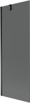 MEXEN/S - Next vaňová zástena FIX 70 x 150, grafit, čierna 895-070-000-00-40-70