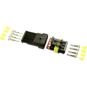 BAAS sada konektorov Superseal AMP-Superseal 1.5mm Series Počet pólov 4 Raster (rozteč): 6 mm ES14 1 ks; ES14