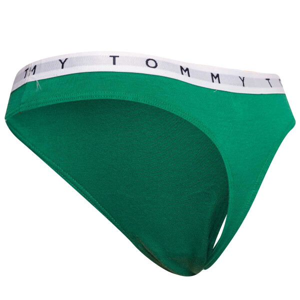 Tommy Hilfiger 3Pack tanga nohavičky UW0UW025210V3 Green/Pink/Black S