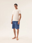 Pánske pyžamo 42616 Dock - HENDERSON Bílá 3XL