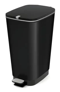Curver CHIC Bin L čierna / Odpadkový kôš / veľkosť L / klasický design (272259)