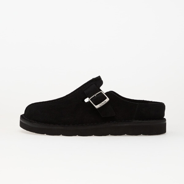 Tenisky Clarks Solsbury Mule Black Suede EUR 42