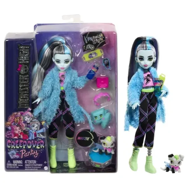 Mattel Monster High creepover party bábika - frankie