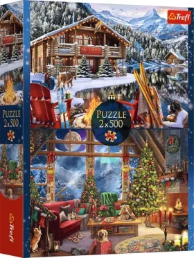Trefl Puzzle Vianoce v horách