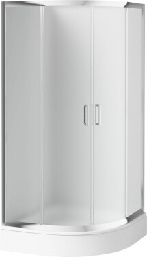 DEANTE - Funkia chróm - Sprchovací kút, polguľatý, 90x90 cm KYP_651K