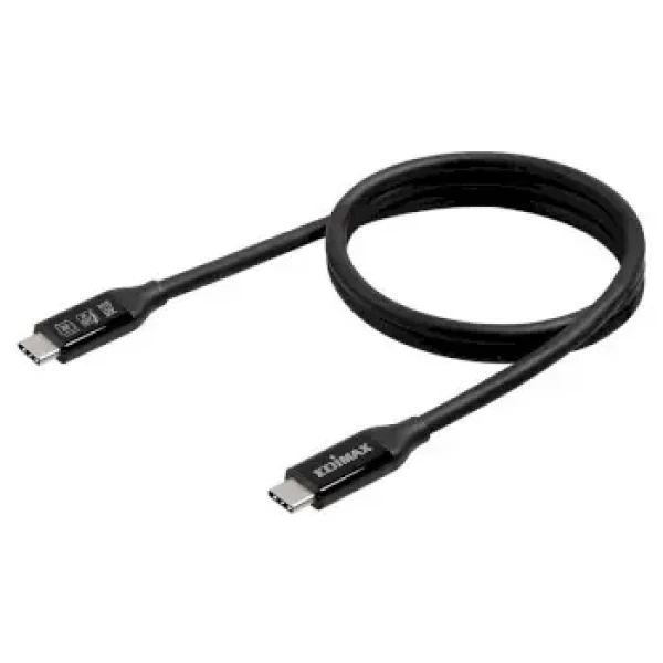 Edimax UC4 čierna / Kábel USB-C - USB-C / Thunderbolt 3 / USB4 / 40 Gbps / PD 240 W / 1 m (UC4-010TB V2)