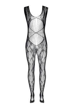 Bodystocking Kiara - BEAUTY NIGHT FASHION černá S/L
