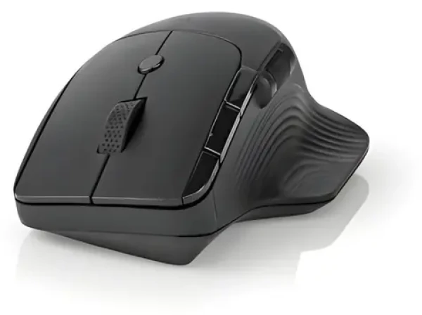 Nedis Ergonomická bezdrôtová myš pre pravákov / Myš / 800-1600 DPI / Nastaviteľné DPI / 6 tlačidiel (MSWS510BK)