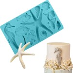 Silikónová forma mora 20x11,5 cm - Cakesicq - Cakesicq