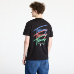 Tričko Tommy Jeans Regular Twisted Sign Tee Black M