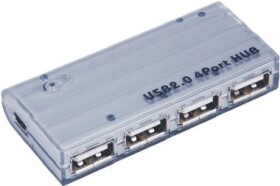 PremiumCord USB 2.0 HUB 4-portový s napájacím adaptérom 5V / 2A (8592220001872)