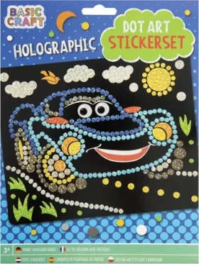 GRAFIX Mozaikový obrázok holografický Auto 22x18 cm