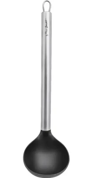 Lamart LT3985 nerez-čierna / Naberačka / Nylon / Nerezová rukoväť / Do 210 ° C / Do umývačky riadu / 32 cm (42003247)