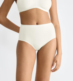 SLOGGI GO DAILY COTTON - 3× vysoký pás z česanej organickej bavlny Sloggi SILK WHITE XXL