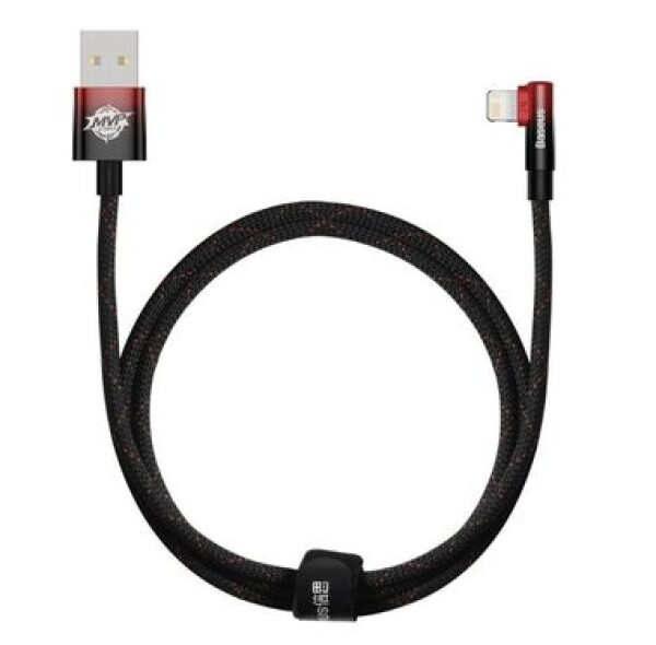 Baseus CAVP000020 MVP Kábel USB-A (M) - Lightning (M) 1 m čierno-červená / 20W (CAVP000020)