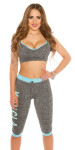 Trendy KouCla Workout Outfit neongreen L