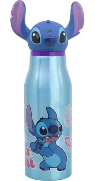 STOR Fľaša na pitie hliníková Stitch 690 ml / Fľaša na pitie / Hliník / bez BPA (75052)
