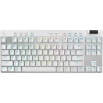 Logitech G PRO X TKL biela / bezdrôtová herná klávesnica / US layout / 2.4GHz Bluetooth / RGB (920-012148)