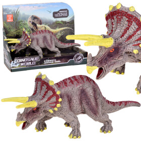 Mamido Figúrka dinosaurus Triceratops, gumové hračky pre deti ZA5192