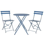 Garden Trading Záhradný set stolíka so stoličkami Bistro Cove Blue – Small