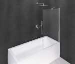 POLYSAN - MODULAR SHOWER vaňová zástena 900x1500, číre sklo BMS1-90