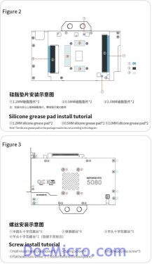 Barrow Barrow ASUS ROG TUF 5080 / 5070 Ti GPU-Wasserblock - schwarz