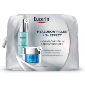 EUCERIN Hyaluron-filler + 3x effect booster sérum 30 ml + nočný booster 50 ml vianočný set