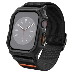 Spigen Lite Fit Pro Ochranné púzdro pre Apple Watch 2024 46mm matte black (ACS08609)