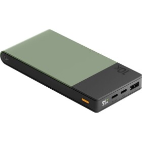 GP GPACCM10C000 powerbanka 10000 mAh Li-Pol USB-A, USB-C® machovo zelená; GPPBM10CGRMSR256