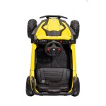 Mamido Elektrické autíčko Buggy Madman UTV-MX žlté