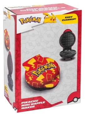 UNCANNY BRAND Mini waflovač Pikachu / Kuchynský spotrebič / Motív Pokémon (3000142)