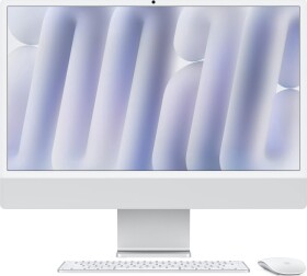 Apple iMac Z1K1 59,62cm 23,5Zoll Nano Glas M4 10C CPU/10C GPU/16C N.E. 24GB 2TB SSD Gbit Eth MM NumKey TID DE Silber