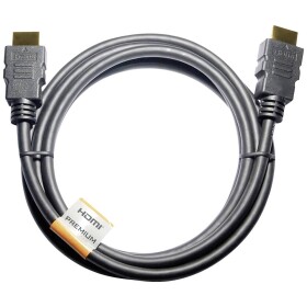 Maxtrack HDMI prepojovací kábel Zástrčka HDMI-A, Zástrčka HDMI-A 5.00 m čierna C 215-5 L Ultra HD (4K) HDMI HDMI kábel; C 215-5 L