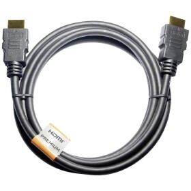 Maxtrack HDMI prepojovací kábel Zástrčka HDMI-A, Zástrčka HDMI-A 1.00 m čierna C 215-1 L #####4K UHD HDMI kábel; C 215-1 L