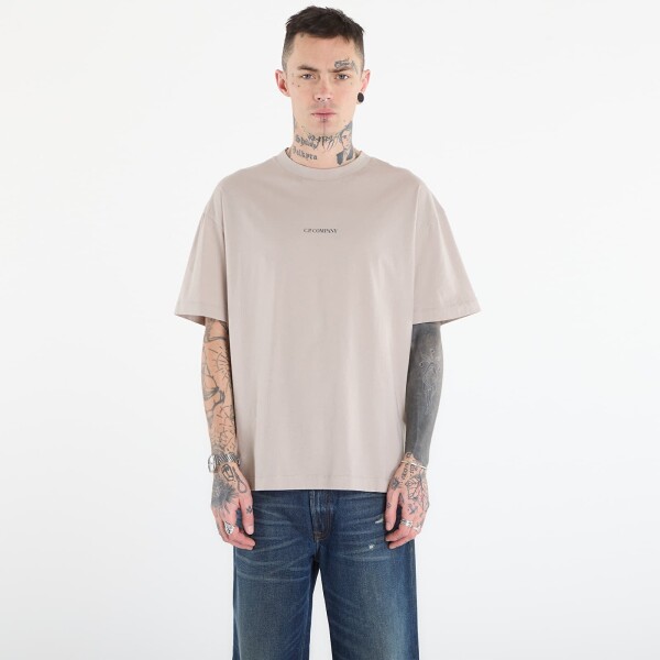 Tričko C.P. Company 30/1 Jersey Short Sleeve Logo T-Shir Multi/ Peacoat S