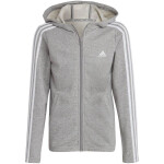 Mikina Adidas Essentials prúžkami zipsom Jr IC3635