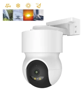 IGet HOME Camera CS8 biela / Vonkajšia / vnútorná IP kamera / 2K / 102 ° / IP65 / otočná / WiFi (75020822)