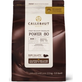 Barry Callebaut Čokoláda 80 power horká 2,5 kg - Callebaut - Callebaut