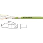 HELU 806623 RJ45 sieťové káble, prepojovacie káble CAT 6A S/FTP 10.00 m zelená krytie PUR, tienenie pletivom, fóliové tienenie, flexibilný vnútorný vodič 1 ks; 806623