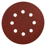 Makita P-43642 / Brúsny papier na drevo | kov | kameň / Zrnitosť 80 / Priemer 125 mm / 8 otvorov / 50 ks (P-43642)