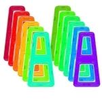 MAGFORMERS Super lichobežníky 12 ks vo fólii