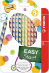 STABILO EASYstart sada 12 pasteliek pre ľavákov s strúhadlom (23936)