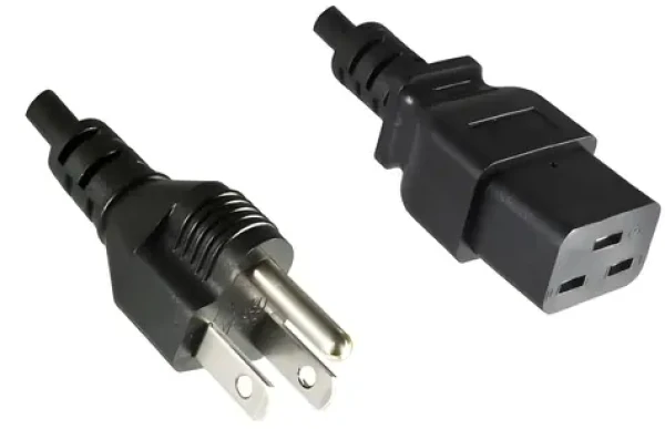 MicroConnect Power Cord US Typ B - C19 1.8m čierna / Napájací kábel / Americká koncovka (PE110518)