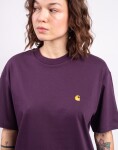 Carhartt WIP W' S/S Chase T-Shirt Cozy Purple/Gold M