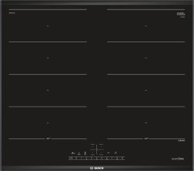 Bosch Bosch Serie 6 PXX695FC5E, Black, Built-in, 60 cm, Zone induction hob, Glass-ceramic, 4 zone(s)