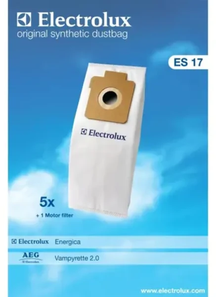Electrolux ES17 / Vrecká do vysávača / 5 ks + motorový filter / pre radu Energica ZS 200-202 (330120075022)